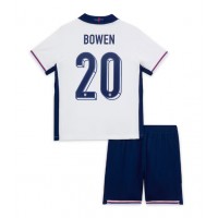 Echipament fotbal Anglia Jarrod Bowen #20 Tricou Acasa European 2024 pentru copii maneca scurta (+ Pantaloni scurti)